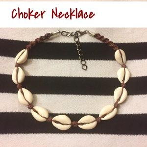 Hawaiian Cowrie Shell Choker Surfer Style